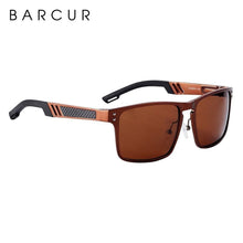 Load image into Gallery viewer, BARCUR Aluminium Magnesium Square Sunglasses Men Polarized Vintage Shades Women Sun Glasses For Men Sport Eyewear - Shop &amp; Buy
