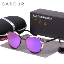 Load image into Gallery viewer, BARCUR Fashion Polarized Women Sunglasses Round Sun Glass Ladies Lunette De Soleil Femme - Shop &amp; Buy
