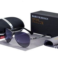 Load image into Gallery viewer, BARCUR Original Men Sunglasses Polarized Anti Blue Light Protect Men Sun Glasses Women Pilot UV400 Eyewear - Shop &amp; Buy
