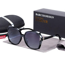 Load image into Gallery viewer, BARCUR Oversize TR90 Sunglasses Women Polarized UV400 Sunglasses Ladies Shades with Gradient Lens lunette de soleil femme - Shop &amp; Buy
