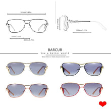 Load image into Gallery viewer, BARCUR Polarized Sunglasses Women Gradient Lens Oversized Square Sun Glasses - Shop &amp; Buy