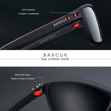 Load image into Gallery viewer, BARCUR Sports Sunglasses for Men Polarized FishingTravel TR90 Light Weight Square Sun Glasses Women Eyewear Accessory Oculos - Shop &amp; Buy
