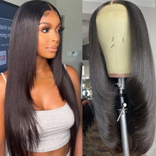 Load image into Gallery viewer, Beaudiva Layered Lace Wig Inner Buckle Cute Straight 13x4 Lace Front Haircut Wig With Medium Length Layered Human Hair - Shop &amp; Buy
