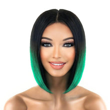 Load image into Gallery viewer, Beaudiva Straight Lace Bob Wigs Brazilian Human Hair 100% Virgin Hair 150% Density None Lace Front Wigs 10 Inch - Shop &amp; Buy
