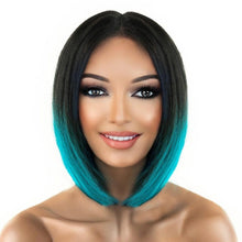 Load image into Gallery viewer, Beaudiva Straight Lace Bob Wigs Brazilian Human Hair 100% Virgin Hair 150% Density None Lace Front Wigs 10 Inch - Shop &amp; Buy
