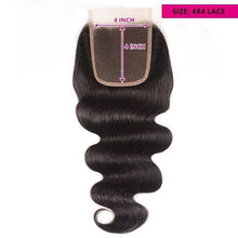 Load image into Gallery viewer, Beauty Forever 5*5 HD Lace Closure Brazilian Body Wave Lace Closure 4*4 Human Hair lace Closure Remy Hair Natural Color - Shop &amp; Buy