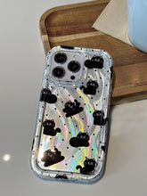 Load image into Gallery viewer, Black cat ins blingbling shiny shockproof shell for iphone 15 11 12 promax 13 14 pro max cute cartoon phone case - Shop &amp; Buy
