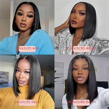 Load image into Gallery viewer, Bob Style Human Hair Wig - 8-16 Straight Brazilian Remy, HD Transparent Lace, Pre-Plucked Natural Hairline - 150 Density for Fashionable Look - Shop &amp; Buy
