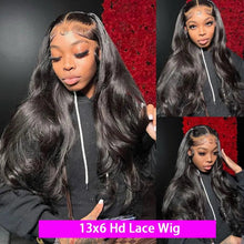 Load image into Gallery viewer, Body Wave 13x6 Hd Lace Frontal Wig Brazilian Human Hair Lace Front Wigs For Woman - Shop &amp; Buy
