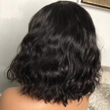 Load image into Gallery viewer, Body Wave Short Wigs Human Hair Lace Frontal Wigs Brazilian Remy T Part Natural Color Lace Wig Bob Hd Transparent Lace Front Wig - Shop &amp; Buy