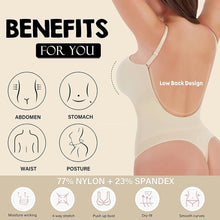 Load image into Gallery viewer, Bodysuit for Women Tummy Control Shapewear Backless Low Back Sculpting Body Shaper Thong Waist Cinchers Shaping Leotard Tops - Shop &amp; Buy
