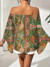 Load image into Gallery viewer, Bohemian Paisley Off-Shoulder Blouse - Romantic Flare Sleeves for Spring &amp; Summer - Shop &amp; Buy
