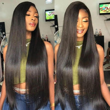 Load image into Gallery viewer, Bone Straight Lace Front Wig Brazilian Human Hair Wigs For Black Women Pre Plucked 13x4 13x6 Hd Transparent 360 Lace Frontal Wig - Shop &amp; Buy
