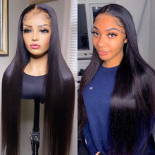 Load image into Gallery viewer, Bone Straight Lace Front Wig Brazilian Human Hair Wigs For Black Women Pre Plucked 13x4 13x6 Hd Transparent 360 Lace Frontal Wig - Shop &amp; Buy
