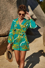 Load image into Gallery viewer, Botanical Print Long Sleeve Romper - Shop &amp; Buy