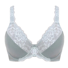 Load image into Gallery viewer, Bra Women Sexy Lingerie Gray Lace Perspective Embroidery Floral Bralette Plus Size - Shop &amp; Buy
