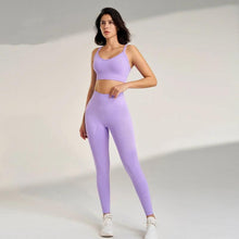 Load image into Gallery viewer, Breathable fitness suit women&#39;s gym yoga suit leotard leggings exercise suit yoga bra yoga trousers - Shop &amp; Buy
