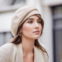 Load image into Gallery viewer, Breathable Polyester Beret Hat - Soft, Knitted, Woven, Elegant French Style Solid Color Painter Cap for Womens - Shop &amp; Buy
