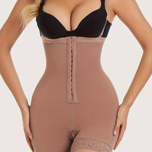 Load image into Gallery viewer, Buckle Front Lace Trim High Waist Shaping Shorts, Comfy &amp; Breathable Tummy Control Butt Lifting Shorts - Shop &amp; Buy
