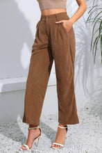 Load image into Gallery viewer, Buttoned Straight Hem Long Pants - Shop &amp; Buy