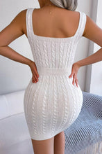 Load image into Gallery viewer, Cable-Knit Sleeveless Mini Dress - Shop &amp; Buy