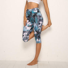 Load image into Gallery viewer, Calf-length Pants With Pocket Fitness Women Leggings High Waist 3/4 Yoga Pants - Shop &amp; Buy
