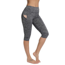 Load image into Gallery viewer, Calf-length Pants With Pocket Fitness Women Leggings High Waist 3/4 Yoga Pants - Shop &amp; Buy
