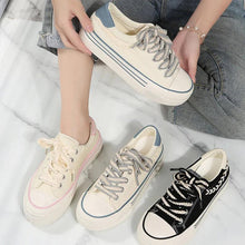 Load image into Gallery viewer, Canvas Platform Shoes Flat Female Outdoor Elevator Sneakers - Shop &amp; Buy
