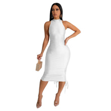 Load image into Gallery viewer, Casual Women Dress Backless Solid Color Skinny Slim Bodycon Party Night Clubwear Dresses For Women - Shop &amp; Buy
