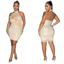 Load image into Gallery viewer, Casual Women Sheer Mesh Diamond Y2k Party Night Bodycon Streetwear Clothes For Women - Shop &amp; Buy
