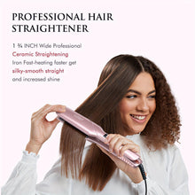 Load image into Gallery viewer, Ceramic Flat Iron Hair Straightener: 1.75 Inch Wide Professional Flat Iron for All Hair Types - Shop &amp; Buy
