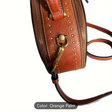 Load image into Gallery viewer, Charming Retro Floral Embossed Leather Dome Bag - Timeless Vintage Style with Adjustable Crossbody Strap for Ethnic Chic Women - Shop &amp; Buy
