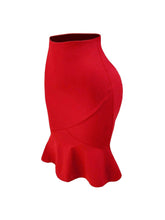 Load image into Gallery viewer, Chic Business Casual Slim Trumpet Skirt - High Waist, Solid Color, Figure-Flattering Design - Shop &amp; Buy
