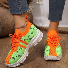 Load image into Gallery viewer, Chic Color Block Women Sneakers: All-Season, Breathable, Non-Slip, Lightweight &amp; Durable for Outdoor Comfort &amp; Style - Shop &amp; Buy

