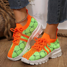 Load image into Gallery viewer, Chic Color Block Women Sneakers: All-Season, Breathable, Non-Slip, Lightweight &amp; Durable for Outdoor Comfort &amp; Style - Shop &amp; Buy
