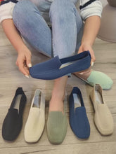 Load image into Gallery viewer, Chic Comfort Knit Flats - Easy Slip-On, Square Toe, Versatile Style for Everyday Elegance - Shop &amp; Buy
