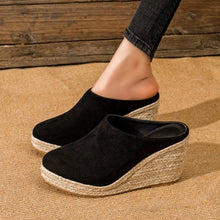 Load image into Gallery viewer, Chic Espadrille Wedge Sandals for Women - Comfortable Closed Toe Design, Easy Slip-On Access - Shop &amp; Buy
