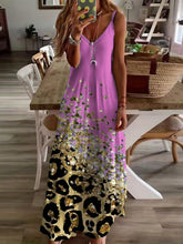 Load image into Gallery viewer, Chic Leopard Maxi Dress - Flowy Sleeveless Design - Ideal for Summer &amp; Spring Soirees - Shop &amp; Buy
