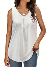 Load image into Gallery viewer, Chic Pleated Tank Top - Breezy &amp; Comfortable - Ideal for Summer Leisure - Shop &amp; Buy

