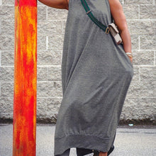 Load image into Gallery viewer, Chic Plus Size Hooded Sleeveless Dress with Pockets - Casual &amp; Comfortable - Shop &amp; Buy

