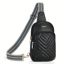 Load image into Gallery viewer, Chic Retro Quilted Sling Bag - Stylish Crossbody Vegan Leather Fanny Pack - Shop &amp; Buy
