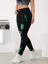 Load image into Gallery viewer, Chic Ripped Detail Womens Skinny Jeans - Stretchy, Slim Fit with Slant Pockets - Shop &amp; Buy
