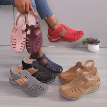 Load image into Gallery viewer, Chic Slingback Wedge Sandals - Comfortable Closed-Toe Design, Versatile Summer Shoe for Casual &amp; Outdoor Wear - Shop &amp; Buy
