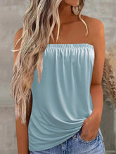 Load image into Gallery viewer, Chic Solid Boho Tube Top - Fashionable Sleeveless &amp; Backless Design - Perfect Summer Wear for Trendy Women - Shop &amp; Buy
