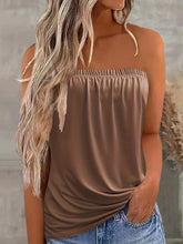 Load image into Gallery viewer, Chic Solid Boho Tube Top - Fashionable Sleeveless &amp; Backless Design - Perfect Summer Wear for Trendy Women - Shop &amp; Buy
