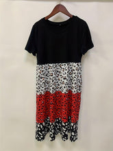 Load image into Gallery viewer, Chic Spring-Ready Casual Leopard Dress – Flared Knee-Length with Stretch &amp; Feminine Ruffles - Shop &amp; Buy

