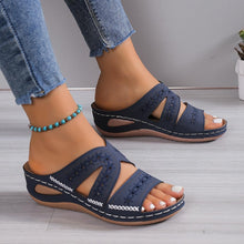 Load image into Gallery viewer, Chic Summer Espadrille Wedges for Women - Comfortable Slip-On Platform Sandals with Stylish Open Toe Design for Casual Wear - Shop &amp; Buy
