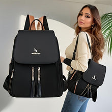 Load image into Gallery viewer, Chic Waterproof &amp; Fade-Resistant Tassel Backpack: Adjustable, Durable for Travel, Commute - Shop &amp; Buy
