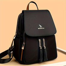 Load image into Gallery viewer, Chic Waterproof &amp; Fade-Resistant Tassel Backpack: Adjustable, Durable for Travel, Commute - Shop &amp; Buy
