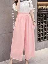 Load image into Gallery viewer, Chic Wide-Leg Pants for Women - High-Rise Elastic Waist, Ultra-Comfortable &amp; Super-Breathable - Shop &amp; Buy
